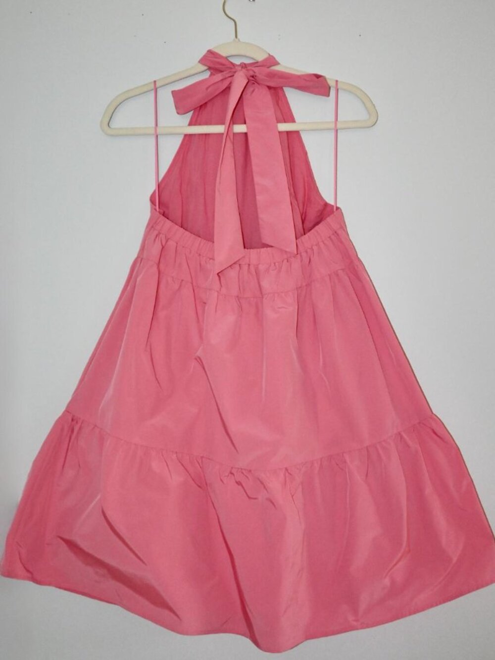 Strut & Bolt | Pink Halter Dress With Bow - Picture 3 of 4